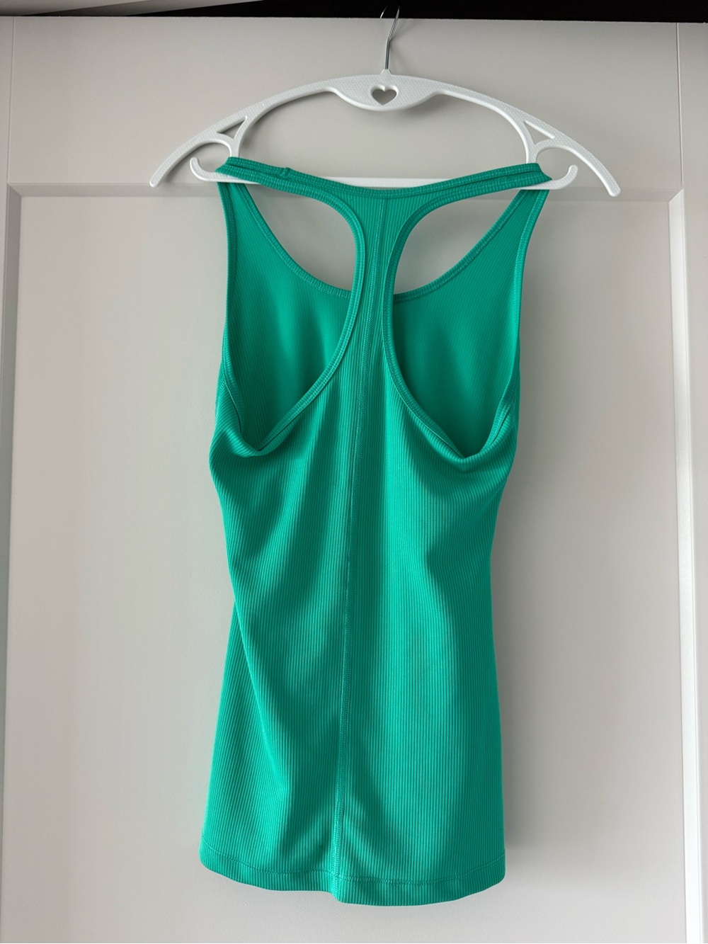 Nike Emerald Green Ribbed Racerback Tank - Picture 2 of 3